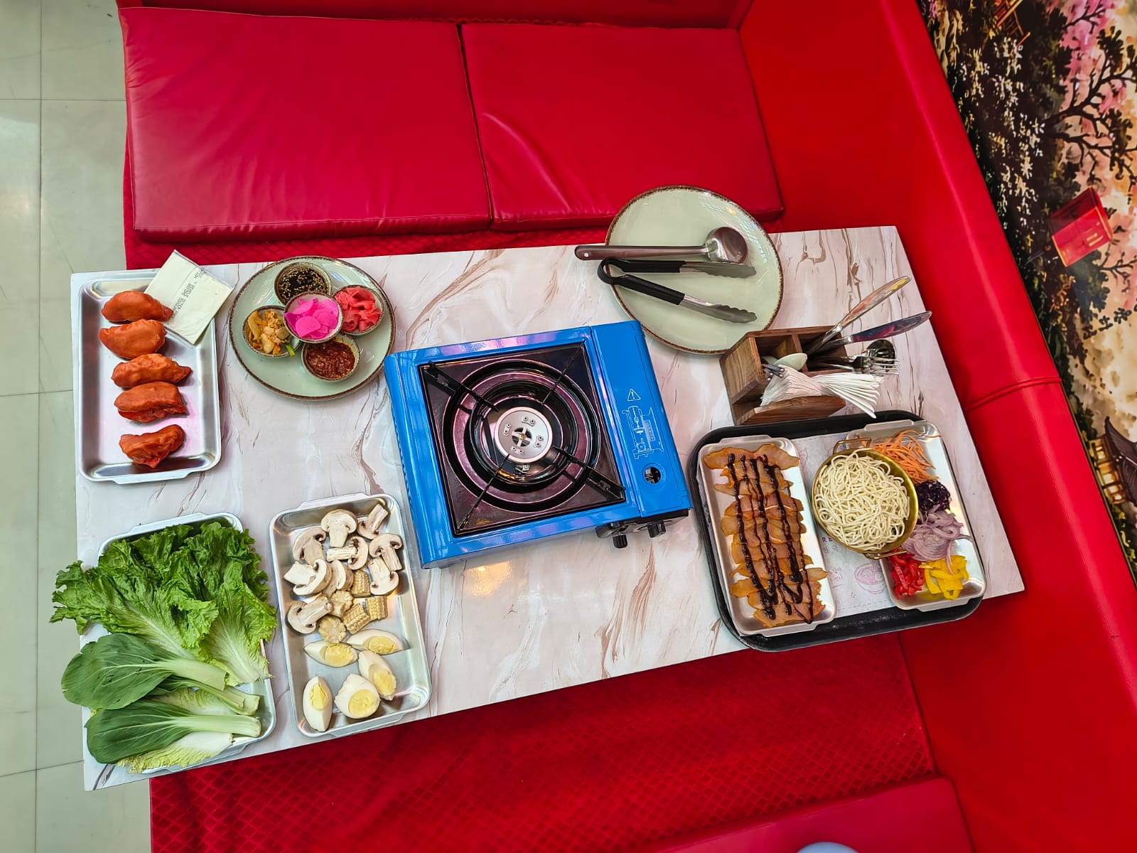 Tao Bao Korean BBQ table